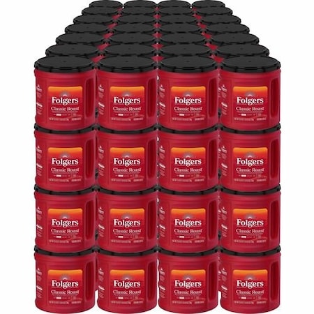 Folgers Coffee, Classic, Med Roast, 25.9oz Canister, 49CT/PL, BN, 49PK FOL30407PL